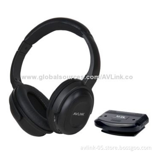 RF Stereo Headphones with 30 to 20,000Hz Frequency Response Range